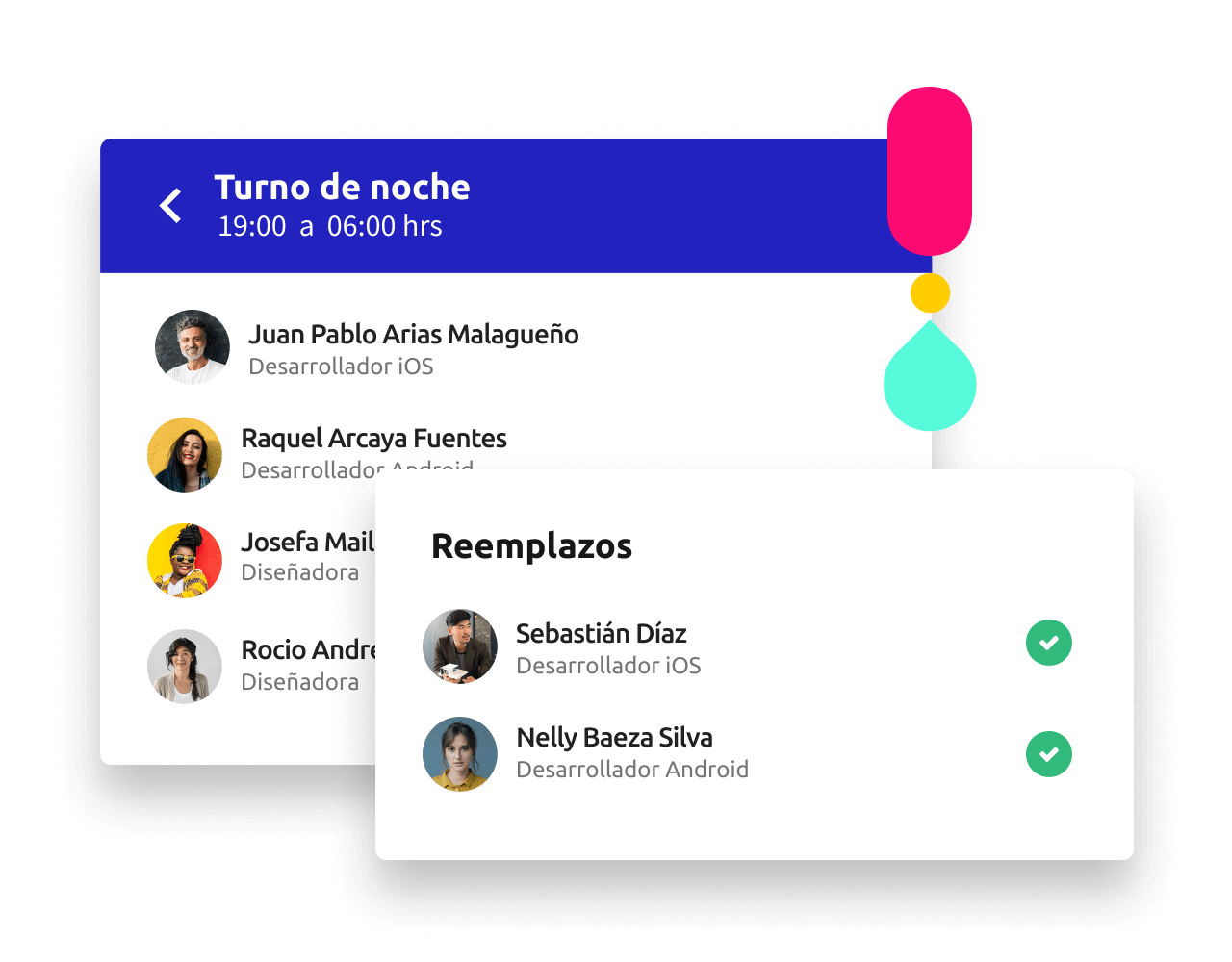 Creación de turnos flexible