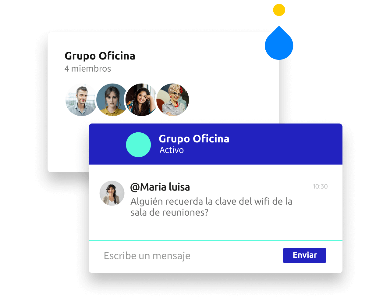 Grupos de coordinación entre tus empleados