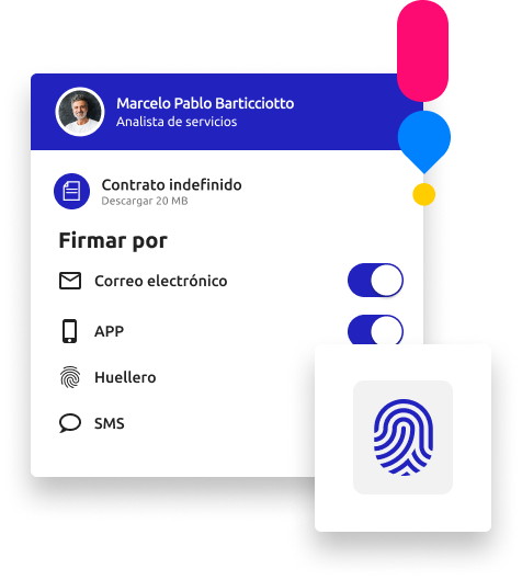 Múltiples formas de firmar
