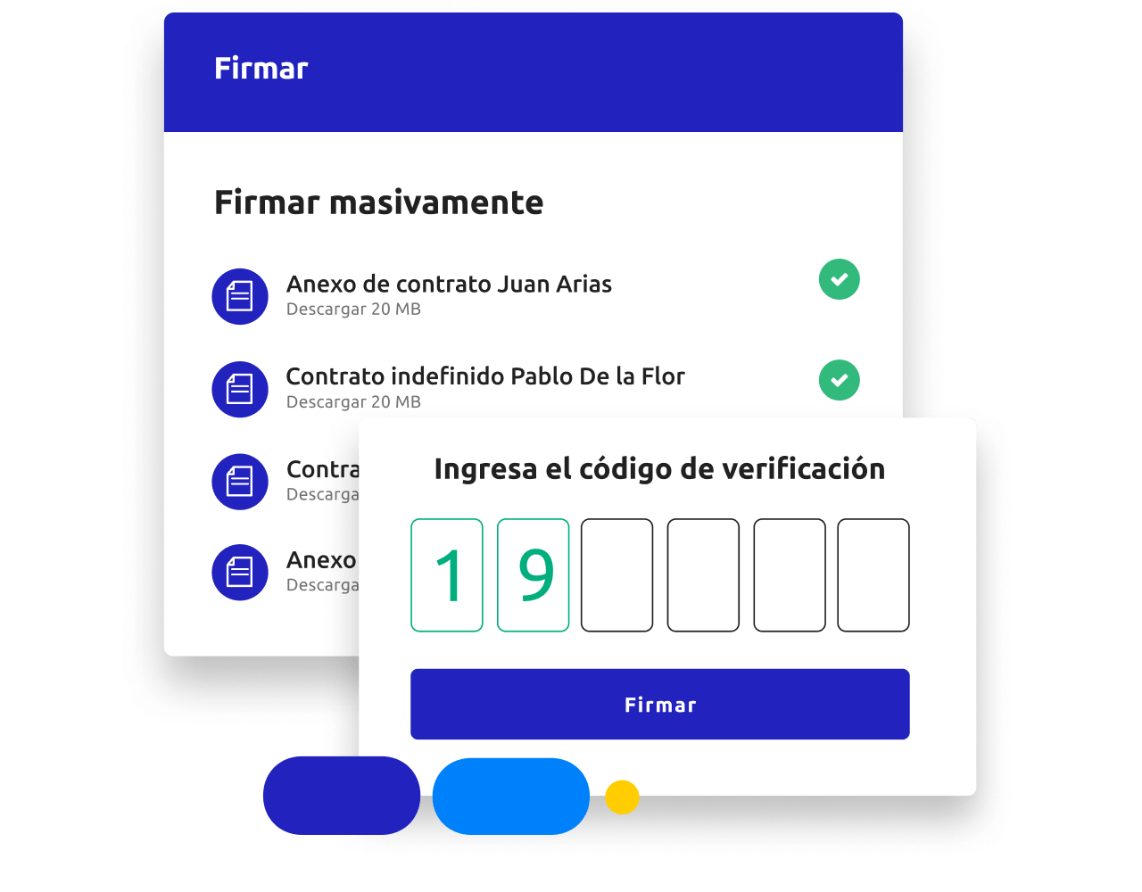 Firma masiva de documentos